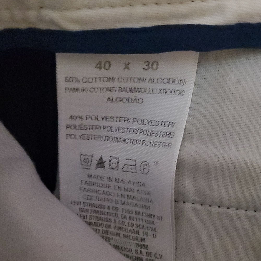 Dockers Classic Fit Black Trousers - Picture 6 of 6